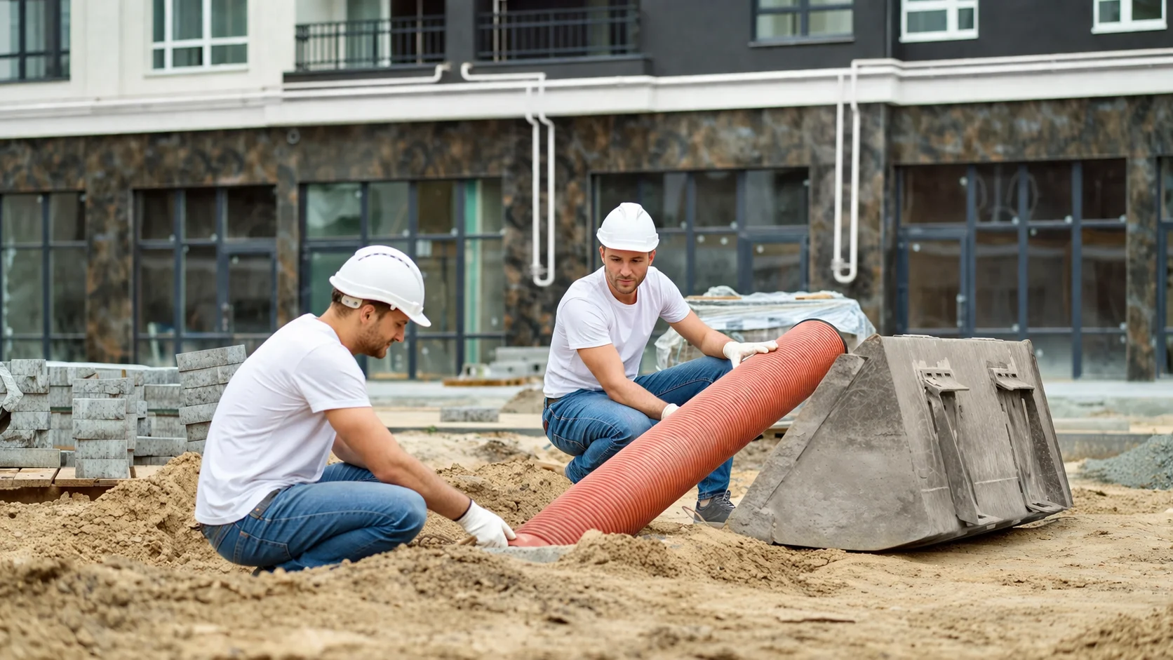 Sewer Line Excavation